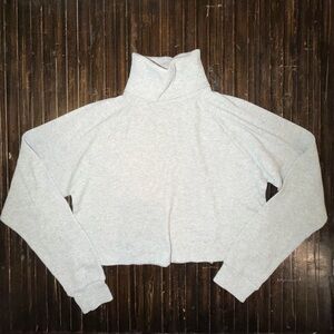 PacSun Women's Light Gray Turtleneck Sweater